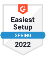 Badge for Easiest Setup for Spring 2022