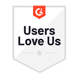 Badge saying Users Love Us