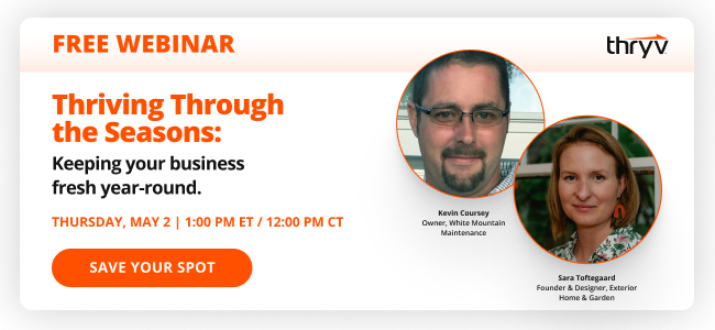Webinar - Thriving Through the Seasons: Keeping your business fresh year-round. 