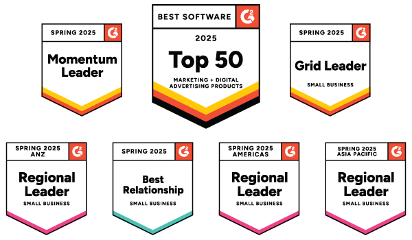 2025 G2 Award Badges