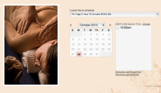 Acuity Scheduling Calendar Embedded in Website