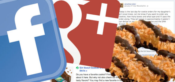 Facebook, Google+ and Girl Scout Cookies!