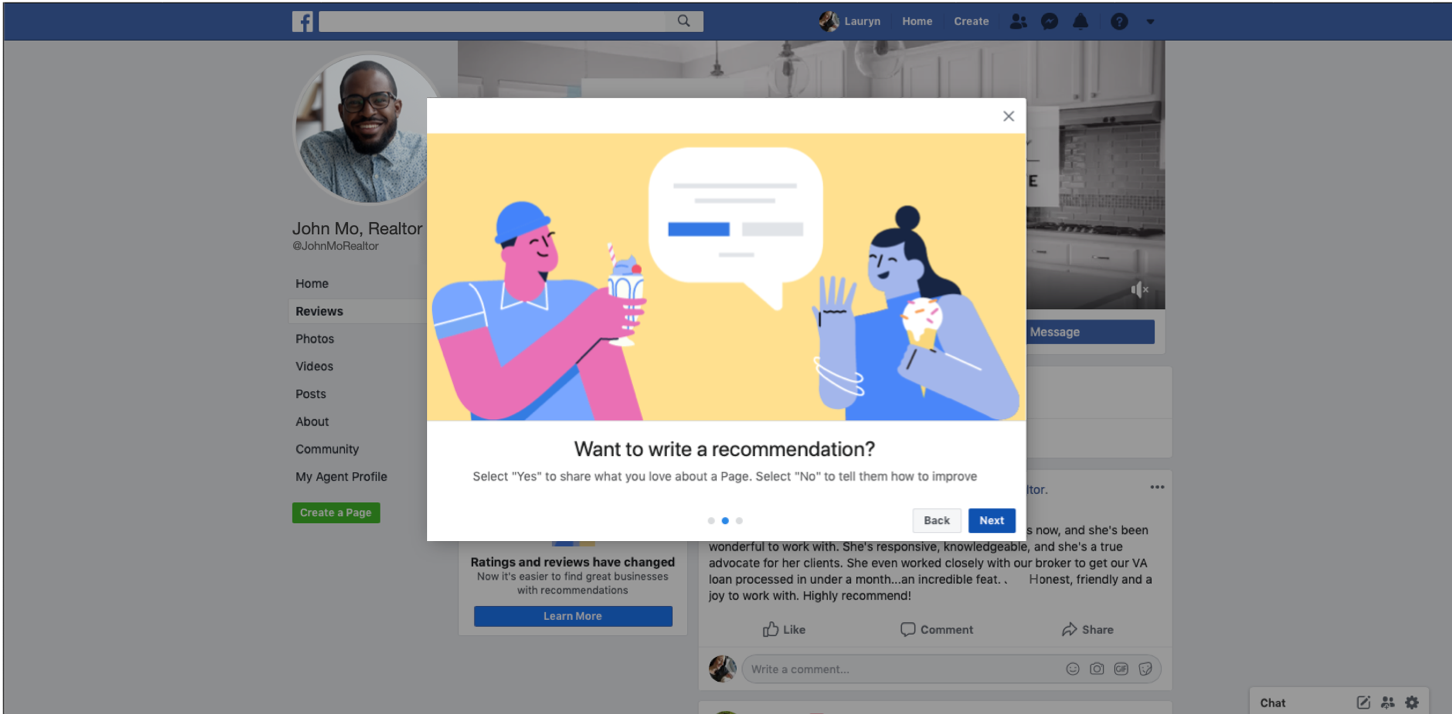 Reviews are Recommendations on Facebook: What It Means for Small