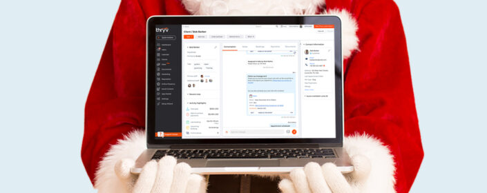 Santa Delivers a Holly Jolly Customer Experience with Thryv