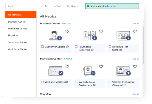 Reporting Center Screenshot