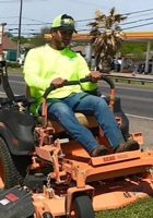 US Army Vet Claudio Torres of American Veterans Lawn Care