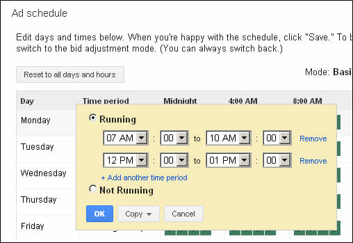AdWords Day Parting - Scheduling Part 2