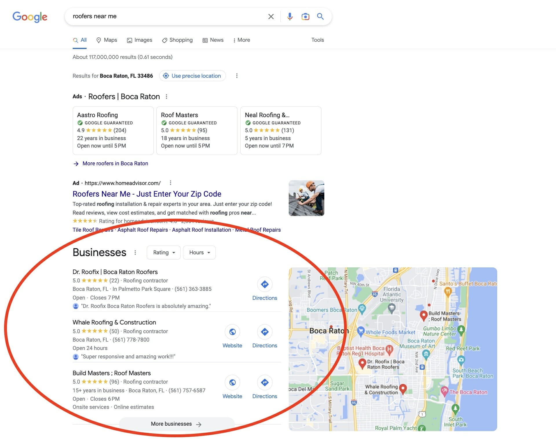 Google Business Profile Near Me Search